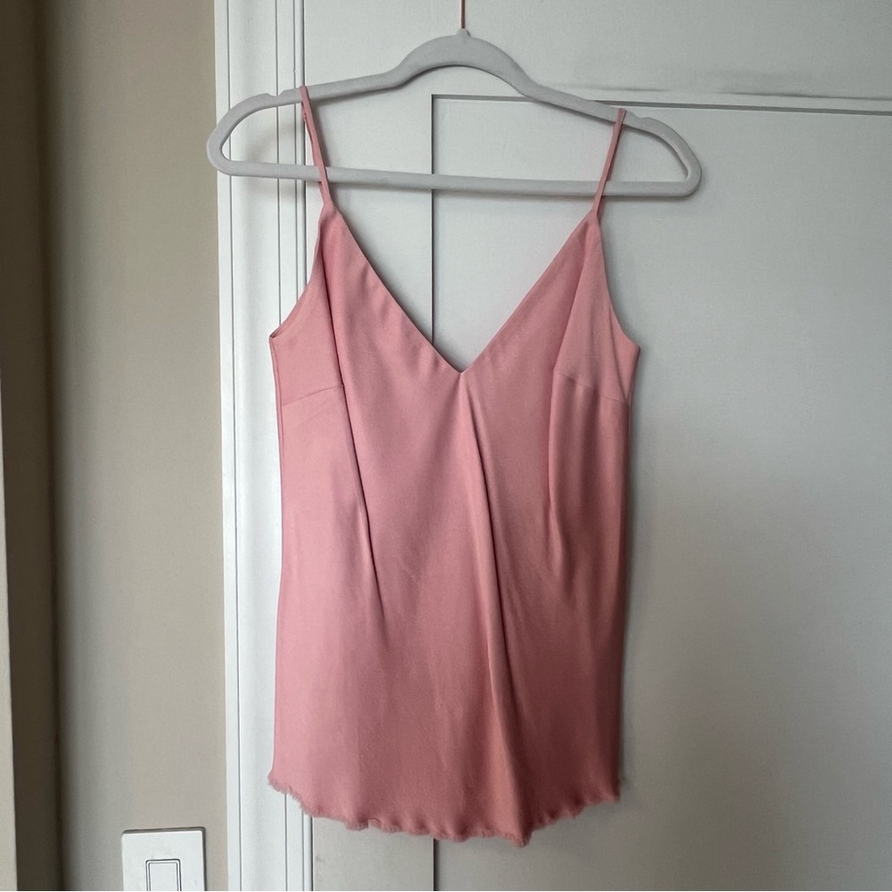 FRAME light pink silk cami